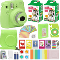 Fujifilm Instax Mini 9 Instant Kids Camera Flamingo Pink with Custom Case + Fuji Instax Film Value Pack (40 Sheets) Accessories Bundle, Color Filters, Photo Album, Assorted Frames, Selfie Lens + More Cameras & Optics > Camera & Optic Accessories > Camera Parts & Accessories FUJIFILM Lime Green Standard Packaging 