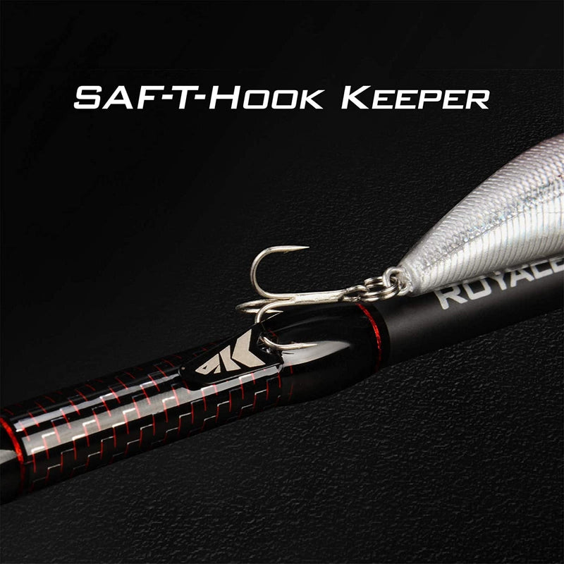 Kastking Royale Select Fishing Rods, Casting Models Designed for Bass Fishing Techniques,1 & 2-Pc Fishing Rods for Fresh & Saltwater,Tournament Quality & Performance, Premium Fuji Components Sporting Goods > Outdoor Recreation > Fishing > Fishing Rods Eposeidon   