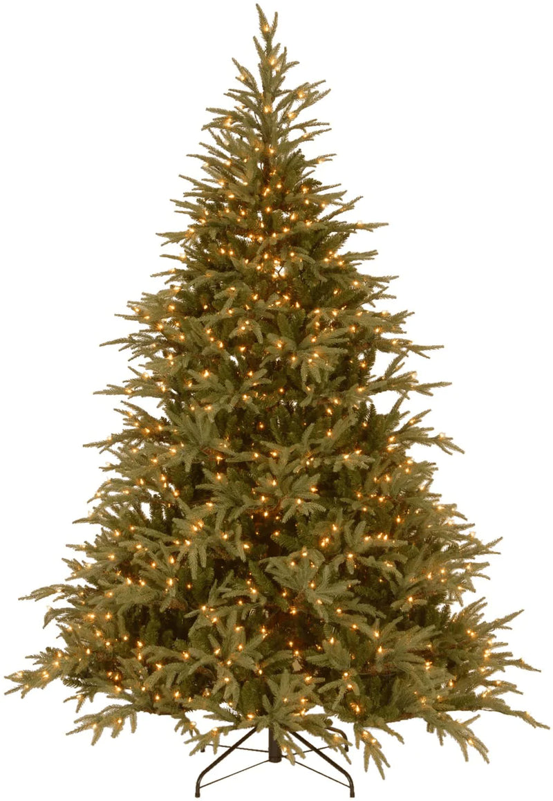 National Tree Company 'Feel Real' Pre-lit Artificial Christmas Tree | Includes Pre-strung White Lights | Frasier Grande Tree - 7.5 ft Home & Garden > Decor > Seasonal & Holiday Decorations > Christmas Tree Stands National Tree Company 9 ft  