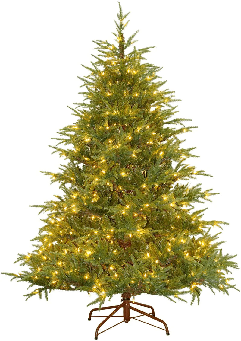 National Tree Company 'Feel Real' Pre-lit Artificial Christmas Tree | Includes Pre-strung White Lights | Frasier Grande Tree - 7.5 ft Home & Garden > Decor > Seasonal & Holiday Decorations > Christmas Tree Stands National Tree Company 6.5 ft  