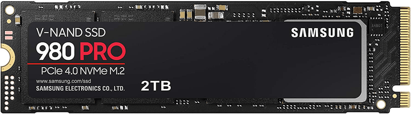 SAMSUNG 980 PRO 2TB PCIe NVMe Gen4 Internal Gaming SSD M.2 (MZ-V8P2T0B/AM) Electronics > Electronics Accessories > Computer Components > Storage Devices SAMSUNG 2TB  
