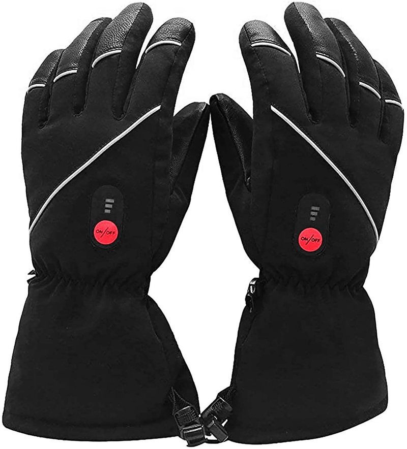 Savior Heated Gloves for Men Women, Rechargeable Electric Heated Gloves ,Heated Skiing Gloves and Snowboarding Gloves  SAVIOR HEAT 3X-Large  