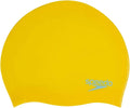 Speedo Unisex-Kids' Plain Moulded Silicone Sporting Goods > Outdoor Recreation > Boating & Water Sports > Swimming > Swim Caps Speedo Empire Yellow/Chill Blue One Size 