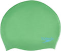 Speedo Unisex-Kids' Plain Moulded Silicone Sporting Goods > Outdoor Recreation > Boating & Water Sports > Swimming > Swim Caps Speedo Green/Blue us:one size 