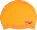 Speedo Unisex-Kids' Plain Moulded Silicone Sporting Goods > Outdoor Recreation > Boating & Water Sports > Swimming > Swim Caps Speedo Orange/Red One Size 