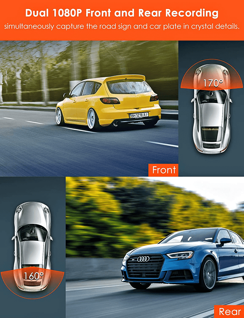 Vantrue S1 4k Dash Cam, Dual 1080P Front and Rear Car Camera with Built in GPS Speed, 24/7 Parking Mode, Sony Night Vision, Single Front 60fps, Capacitor, Motion Sensor, Support 256GB Max for Trucks Vehicles & Parts > Vehicle Parts & Accessories > Motor Vehicle Electronics > Motor Vehicle A/V Players & In-Dash Systems VANTRUE   