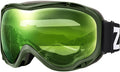 ZIONOR Lagopus Ski Goggles - Snowboard Snow Goggles for Men Women Adult Youth Sporting Goods > Outdoor Recreation > Winter Sports & Activities > Skiing & Snowboarding > Ski & Snowboard Goggles ZIONOR O-vlt 38% Olivine Frame Olivine Lens  
