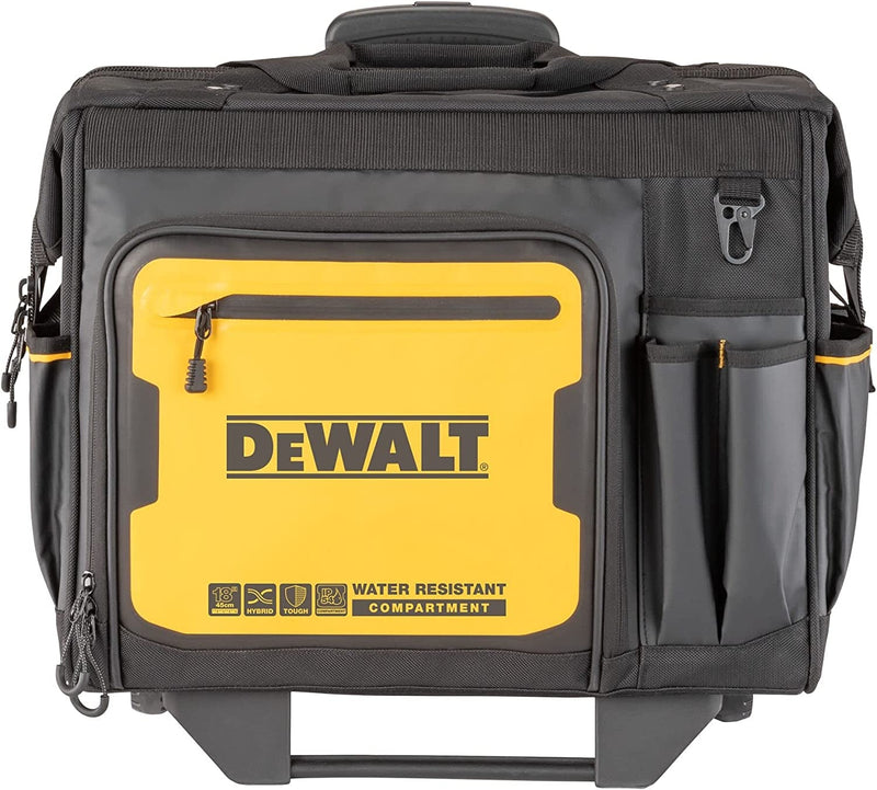 DEWALT Tool Bag, Water Resistant, Hard Bottom, 20-Inch, Professional Tool Tote with Organization (DWST560104)