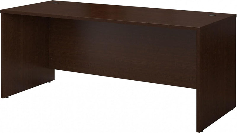 Bush Business Furniture Series C Office Desk, Large Computer Table for Home and Professional Workplace, 72W X 30D, Mocha Cherry