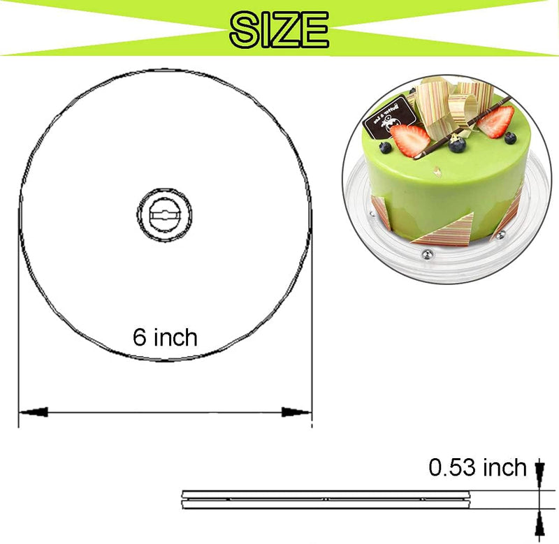 Cookie Decorating Kit Cookie Decorating Supplies with 1 Acrylic Cookie Turntable, 6 Cookie Fondant Brushes 6 Cookie Scribe Needle Royal Icing Tools Cookie Turntable Decorating