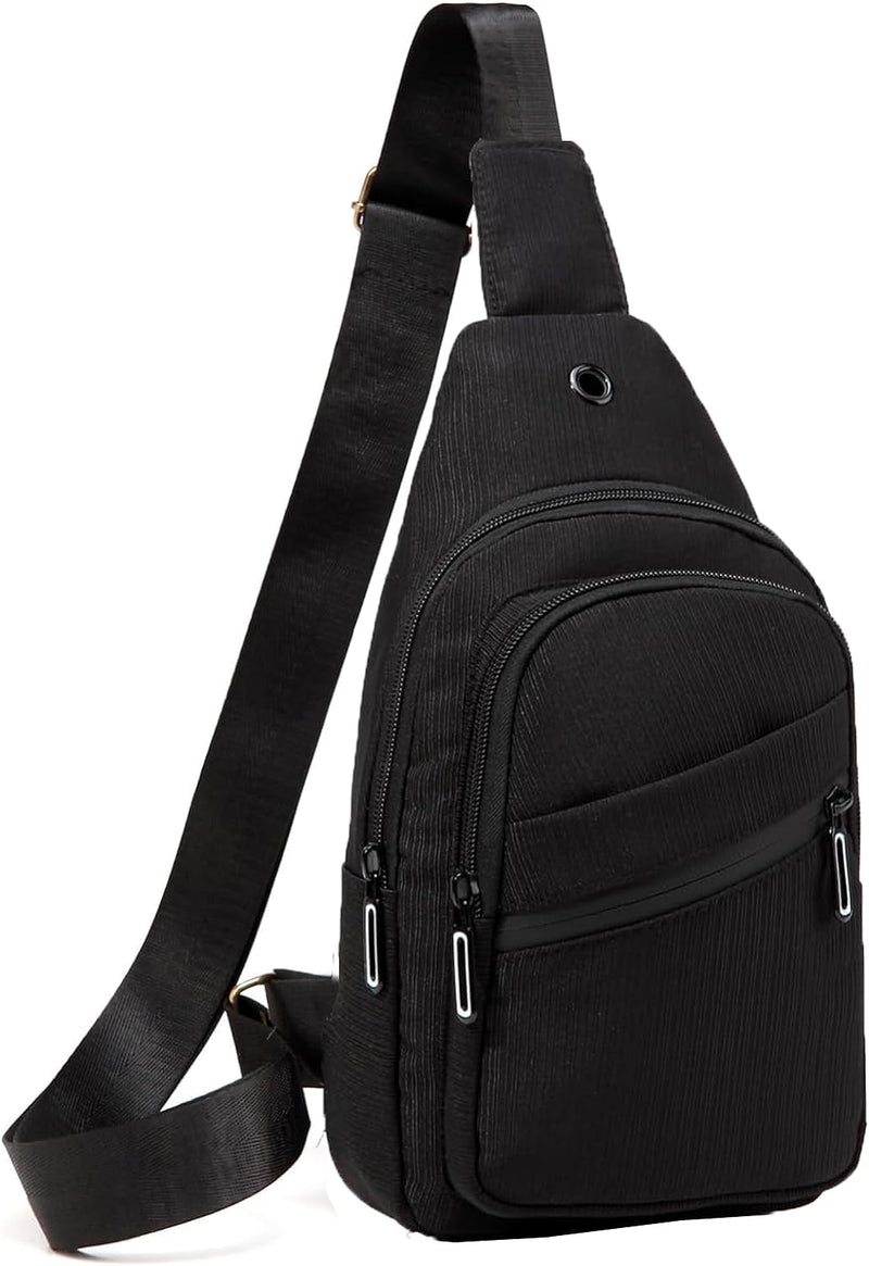 Crossbody Small Sling Backpack Sling Bag for Women Men, Chest Bag Daypack Crossbody for Travel Sport Running Hiking