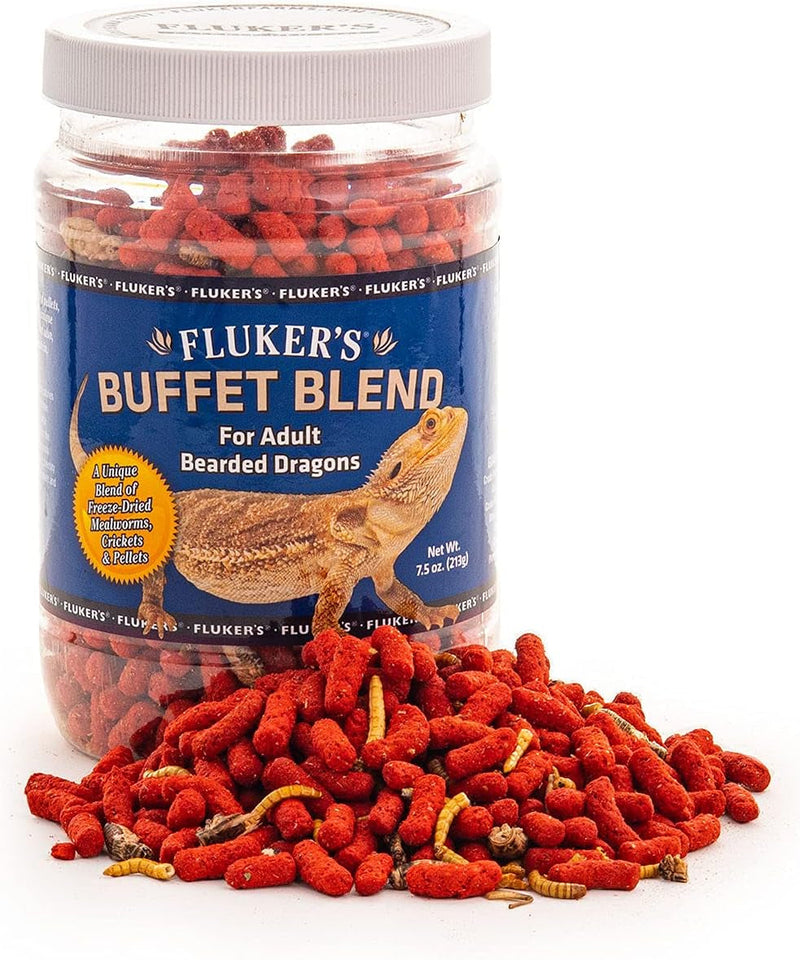 Fluker'S 76044 Buffet Blend Adult Formula Bearded Dragon Formula, 7.5Oz