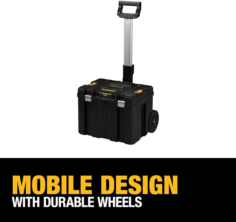 DEWALT Tool Box with Wheels, TSTAK, Deep Box with Wheels (DWST17820)