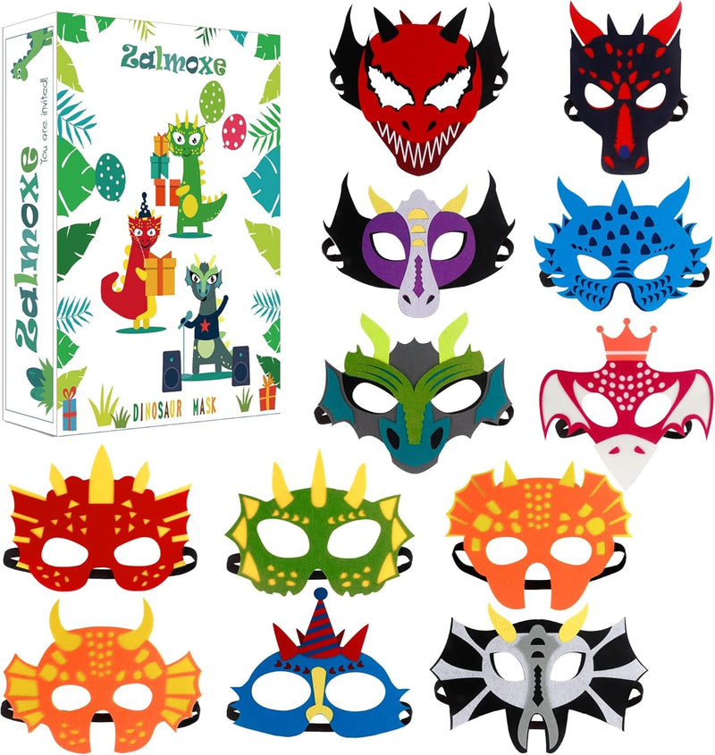 Felt Masks for Kids Party Masks Birthday Masquerade Supplies Decorations Halloween Masks