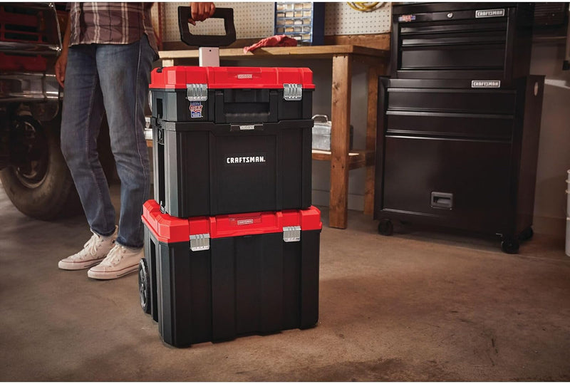 CRAFTSMAN VERSASTACK Tool Storage, Open Tote Case Crate Tool Box (CMST17809)