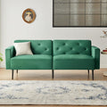 Cpintltr 74" Loveseat-Sofa, Samtcouch, umwandelbares Schlafsofa, Futon-Schlafsofa mit konischen Metallbeinen, gepolsterte Fouches-Sitzmöbel für Wohnzimmer, Apartment, Lounge