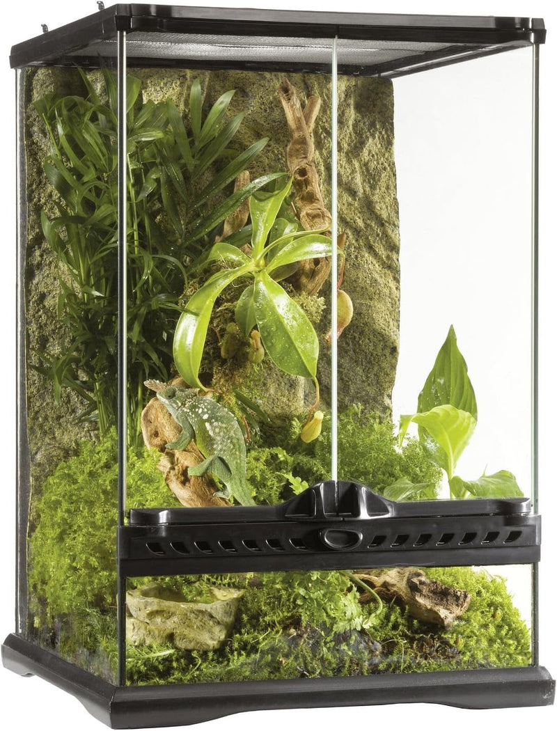 Exo Terra Glass Terrarium Kit, for Reptiles and Amphibians, Mini Tall, 12 X 12 X 18 Inches, PT2602A1