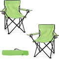 2 Pack Camping Chairs - Lightweight and Supportive Chairs for Teens and Lightweight Individuals - Compact, Durable, and Portable - Ideal for Camping, Hiking, Beach, and Picnics - Carry Bag