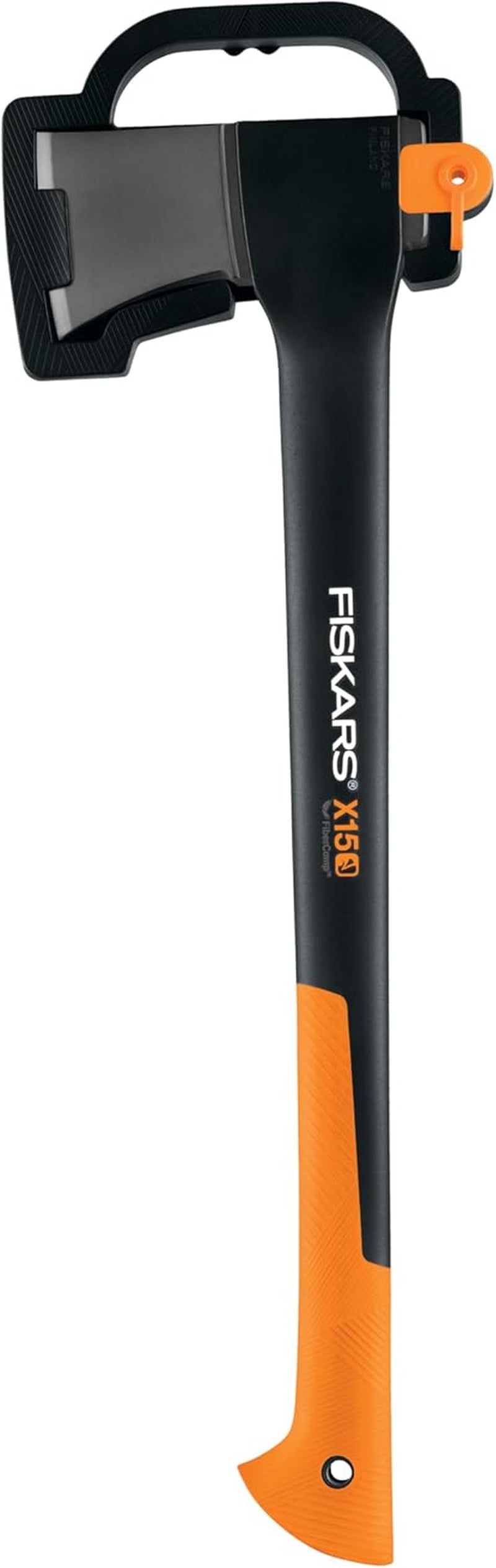 Fiskars X27 Super Splitting Axe - 36" Wood Splitting Axe for Medium to Large Size Logs with Shock-Absorbing Handle - Split Firewood - Forged Steel Blade - Bushcraft Gear and Camping Axe