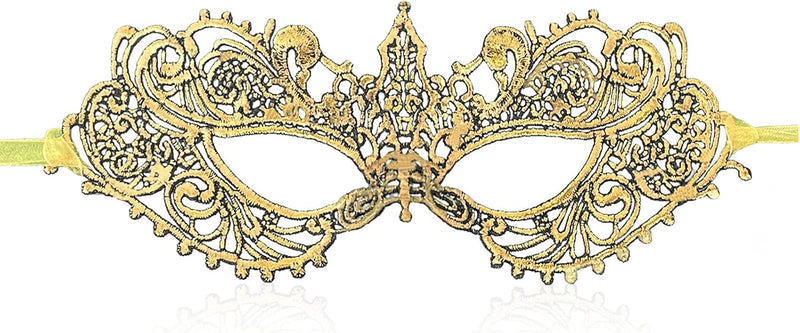 Erythem Masquerade Mask for Women, Venetian Lace Masquerade Mask for Halloween Mardi Gras Costume Party, Fit for Adult