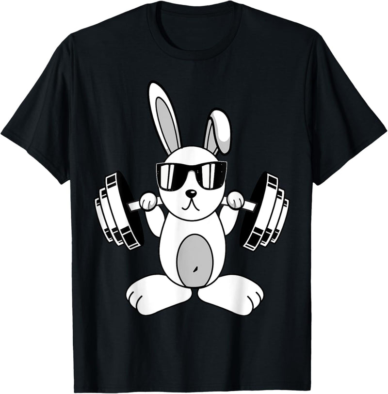 Bodybuilding Powerlifting Fitness Gym Rabbit - Squat Bunny T-Shirt