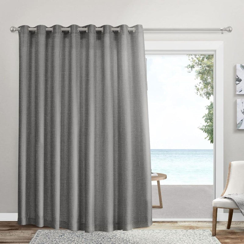 Exclusive Home Curtains Loha Single Curtain Panel, 108X84, Winter White