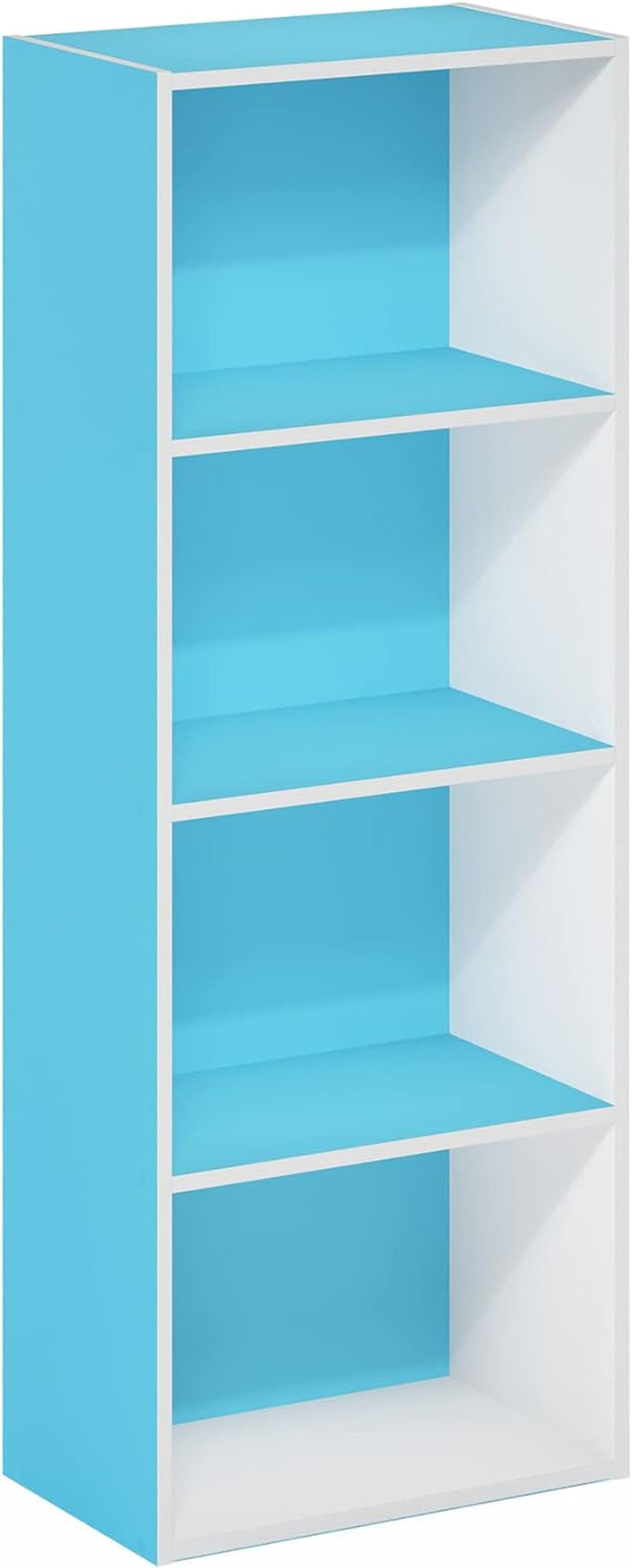 Furinno Luder Bookcase / Book / Storage, 2-Tier, White