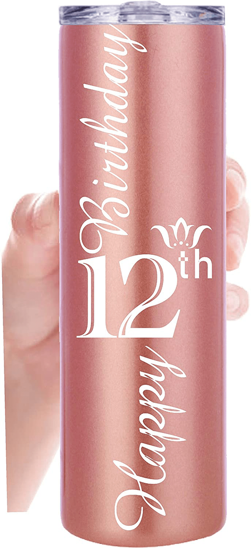 12th Birthday Gifts for Girl, 12 Birthday Gifts, Gifts for 12th Birthday Girl, 12th Birthday Decorations, Happy 12th Birthday Candle, 12th Birthday Tumblers, 12th Birthday Party Supplies Home & Garden > Decor > Home Fragrances > Candles MEANT2TOBE   