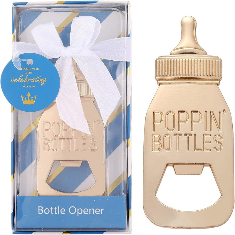 16 Pcs Royal Blue Prince Baby Shower Favors for Boy,Poppins'Bottle Bottle Opener Baby Shower Favor for Guests Boy Baby Shower Decoration Goodiebag Supplies by PARTYGOGO (Royal Blue, 16) Home & Garden > Kitchen & Dining > Barware PARTYGOGO Royal Blue 1 