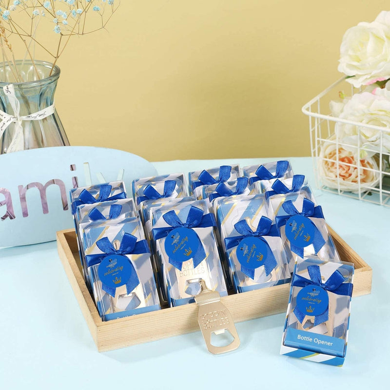 16 Pcs Royal Blue Prince Baby Shower Favors for Boy,Poppins'Bottle Bottle Opener Baby Shower Favor for Guests Boy Baby Shower Decoration Goodiebag Supplies by PARTYGOGO (Royal Blue, 16) Home & Garden > Kitchen & Dining > Barware PARTYGOGO   