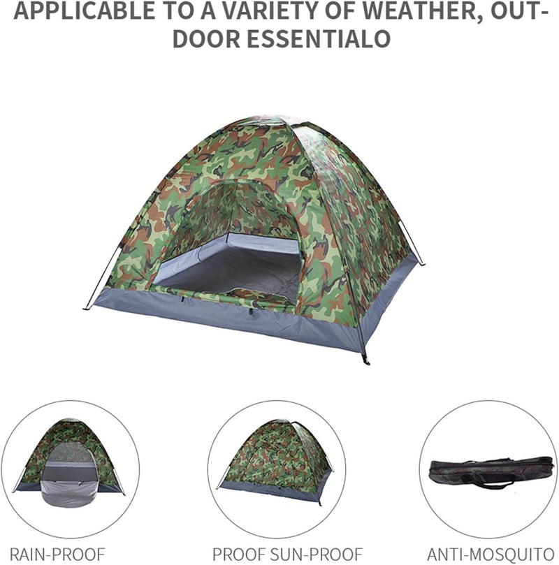 Camping Tent Dome Tent for Camping, Lightweight Portable Backpacking Tent, Family Dome Tent Small Easy Set up Shelter Outdoor Camping Accessories for Camping, Hiking, Mountaineering or Beach