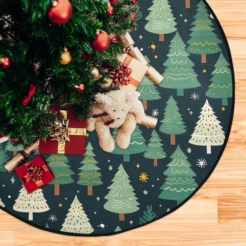 Christmas Trees Background Christmas Tree Floor Protector Mat Waterproof Protect Floors Christmas Tree Stand Pad