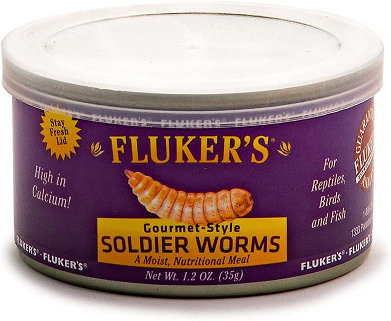 Fluker'S Gourmet Canned Food for Reptiles, Fish, Birds and Small Animals, Crickets, 1.2 Oz