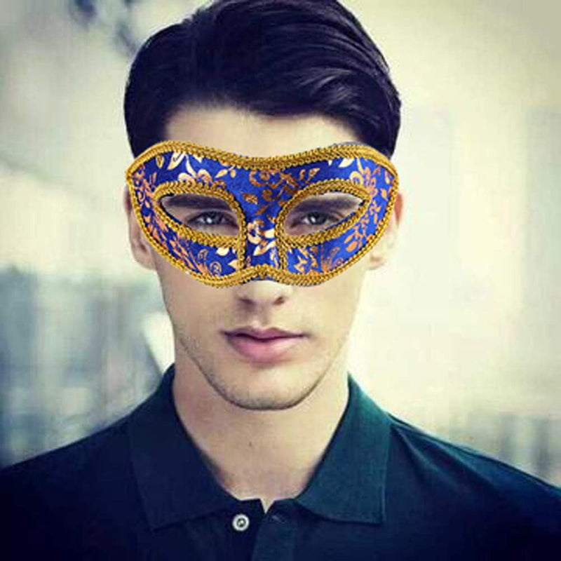 14 PCS Unisex Retro Masquerade Masks Half Face Masks Vintage Venetian Masks