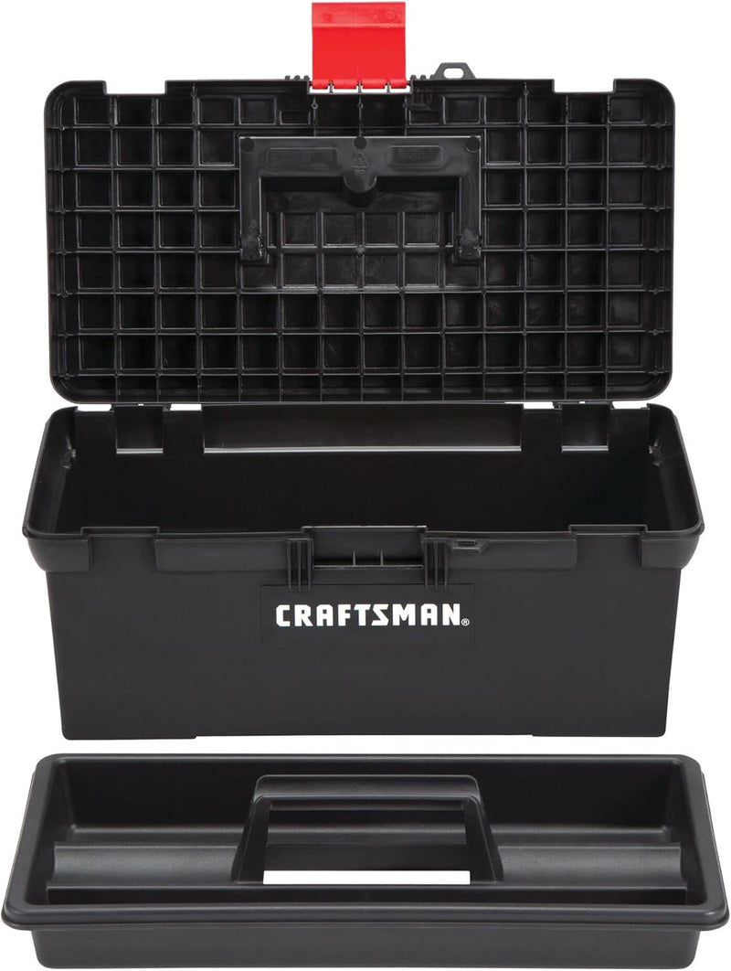 CRAFTSMAN Tool Box, Tool Storage, Lockable, Black, 16 Inch (CMST16005)