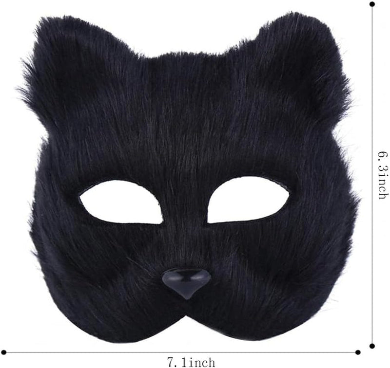 1Pcs Hallween Animal Mask Fox Mask for Halloween Easter Carnival Masquerade Costume Party Cosplay Props