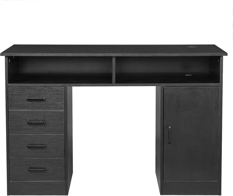 Computer Desk Writing Study Work Office Table Modern Simple with Storage for Home Bedroom, 120 X 50 X 78CM Writing Desk Work Desk for Home Office,Corner Desk with Storage, Work Desk for Home Office