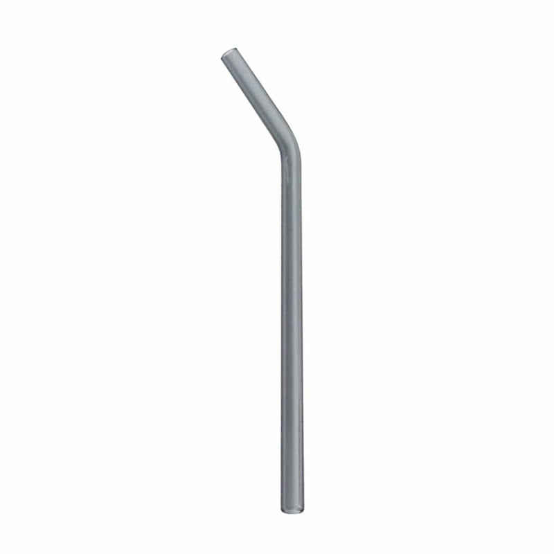 1Pcs Handmade Glass Straw Straight Bend Drinking Straws Reusable Eco-Friendly Household Tea Juice Events Party Favors Supplies Blue-Gray Arts & Entertainment > Party & Celebration > Party Supplies CN Gray  