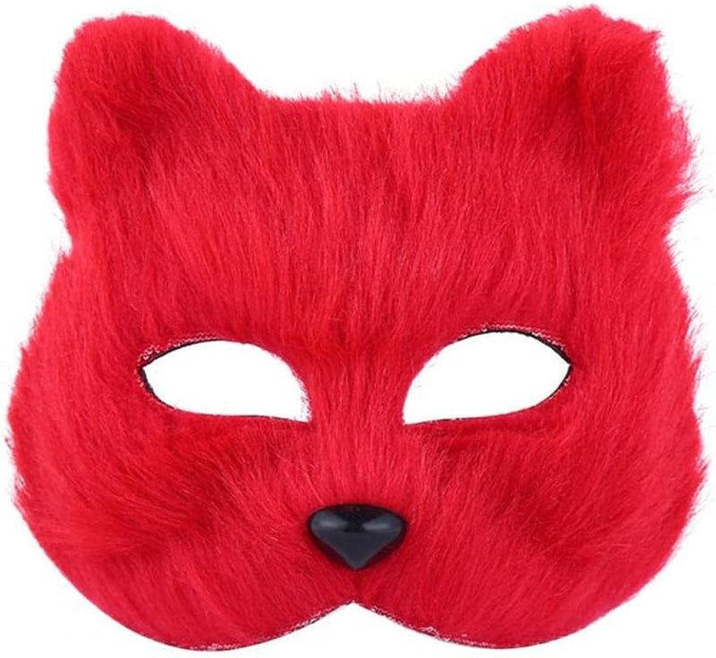 1Pcs Hallween Animal Mask Fox Mask for Halloween Easter Carnival Masquerade Costume Party Cosplay Props