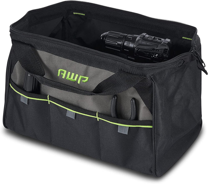 AWP 15 Inch Tool Bag with Apex Handle Design, Compact Size, Water-Resistant Construction