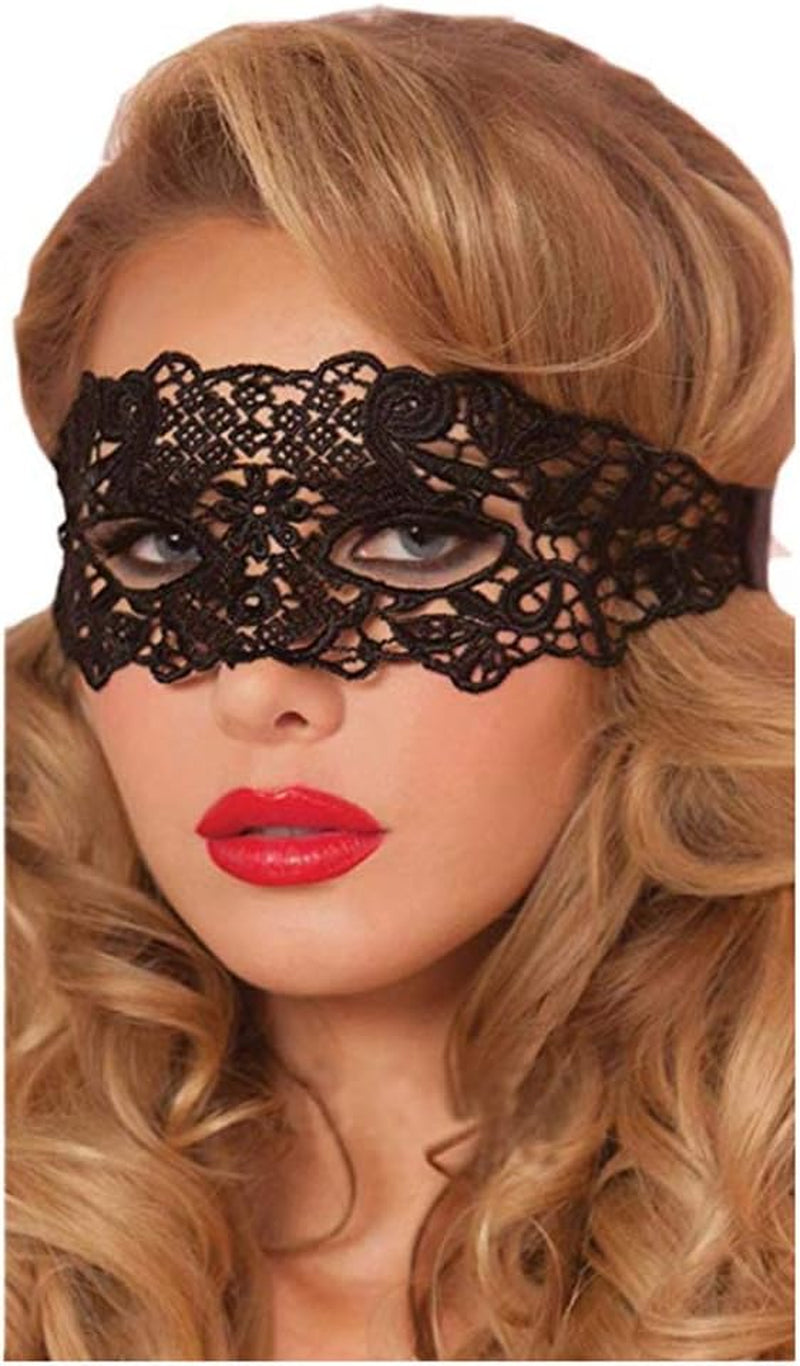 Exlinonline Lace Masquerade Mask Elastic,Fit for Adult,Soft Gentle Material,Specially for Costume,Thememed Party