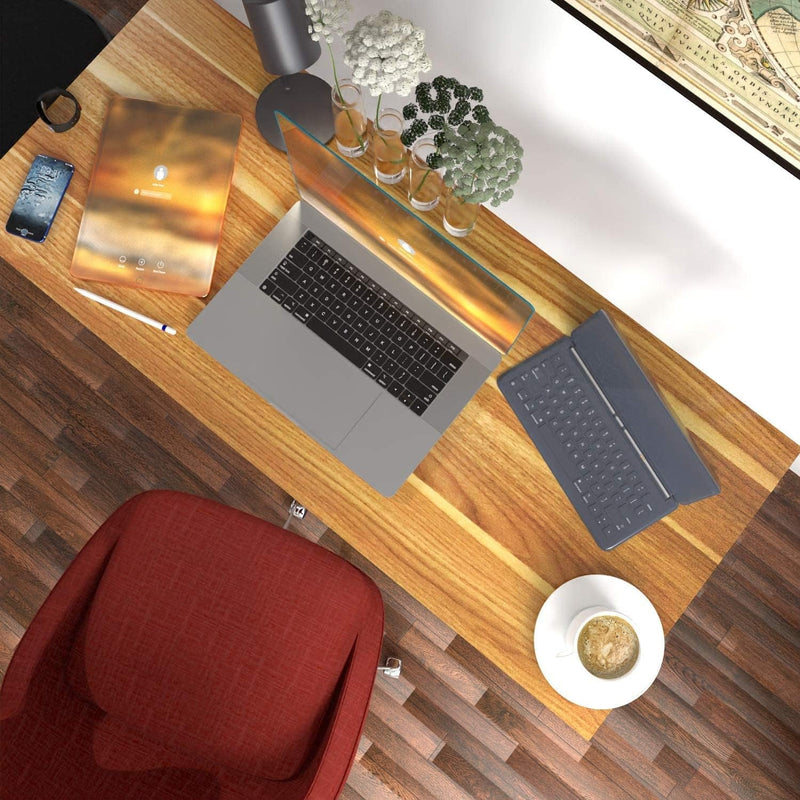 Anivia 47'' Computer Desk Home Office Desk Writing Table Dining Desk(Walnut), 47" D X 23" W X 29" H