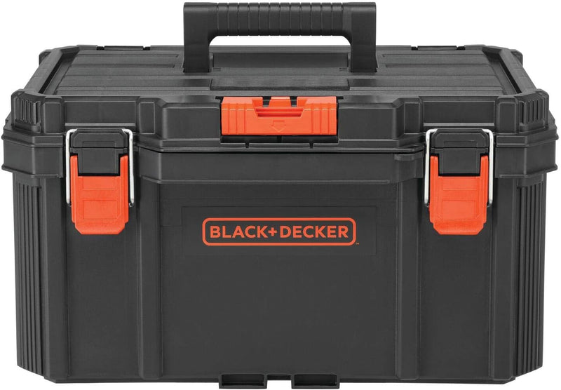 Beyond by BLACK+DECKER BLACK+DECKER BDST60500APB Stackable Storage System - 3 Piece Set (Small, Deep Toolbox, and Rolling Tote)