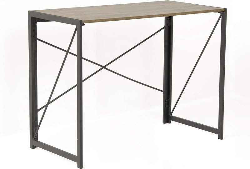 American Furniture Classics 42240 No Tool Assembly Writing Desk, Sewn Oak