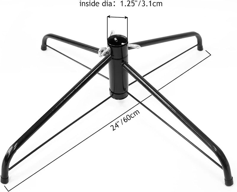 Christmas Tree Stand for 3 to 7 Ft Trees Great Artificial Christmas Tree Stand (24 Inch)