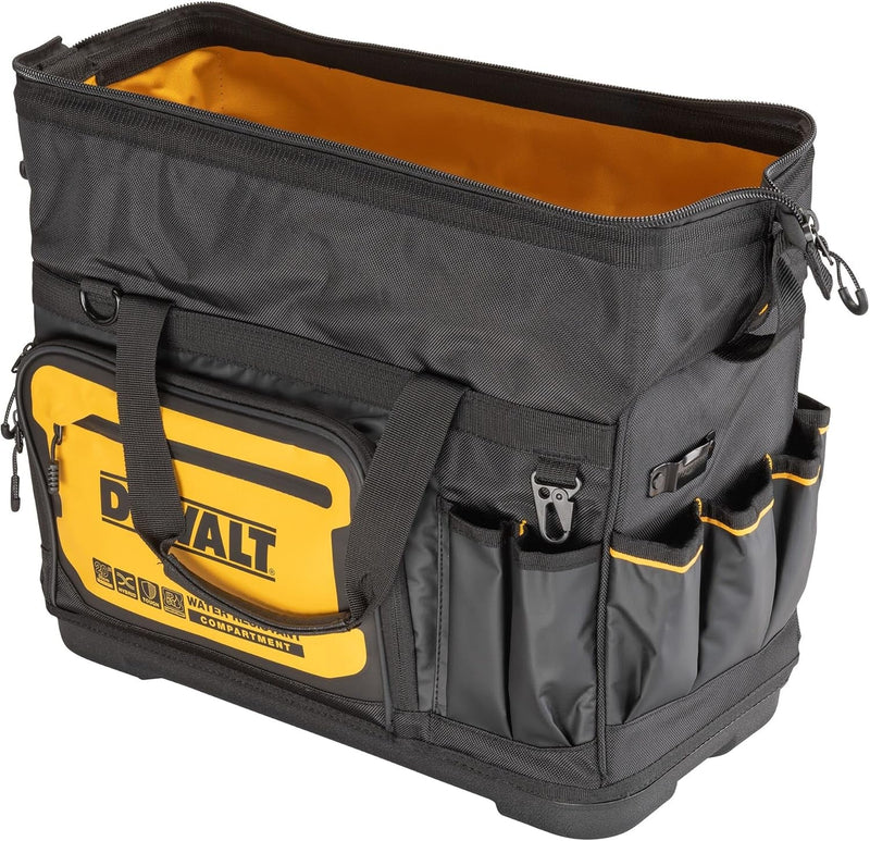 DEWALT Tool Bag, Water Resistant, Hard Bottom, 20-Inch, Professional Tool Tote with Organization (DWST560104)