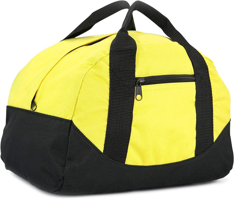 12" Mini Two Tone Duffle Bag