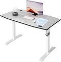 Electric Height Adjustable Standing Desk Home Office Workstation (Grey, 55 * 28 Inch)