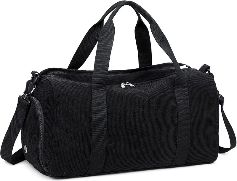 Duffle Bag for Gym Sports Women Girls Workout Travel Bag Weekender with Shoe Compartment and Wet Pocket