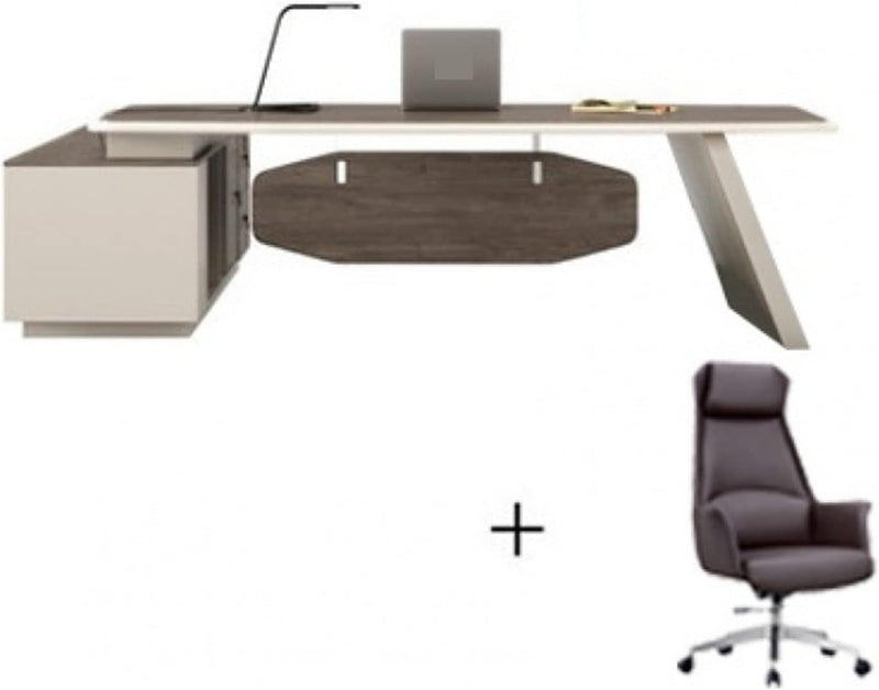 Desk Boss Table, Atmosphere Supervisor, Computer Table, Single Manager, Desk and Chair Combination of the Chief Shift Office
